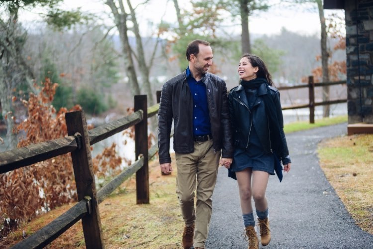 Scott and Senica happily in love